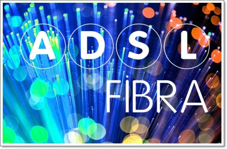 ADSL con/sin fibra óptica